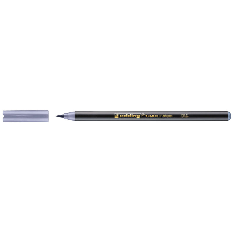 Edding 1340 • Pinselstift silbergrau