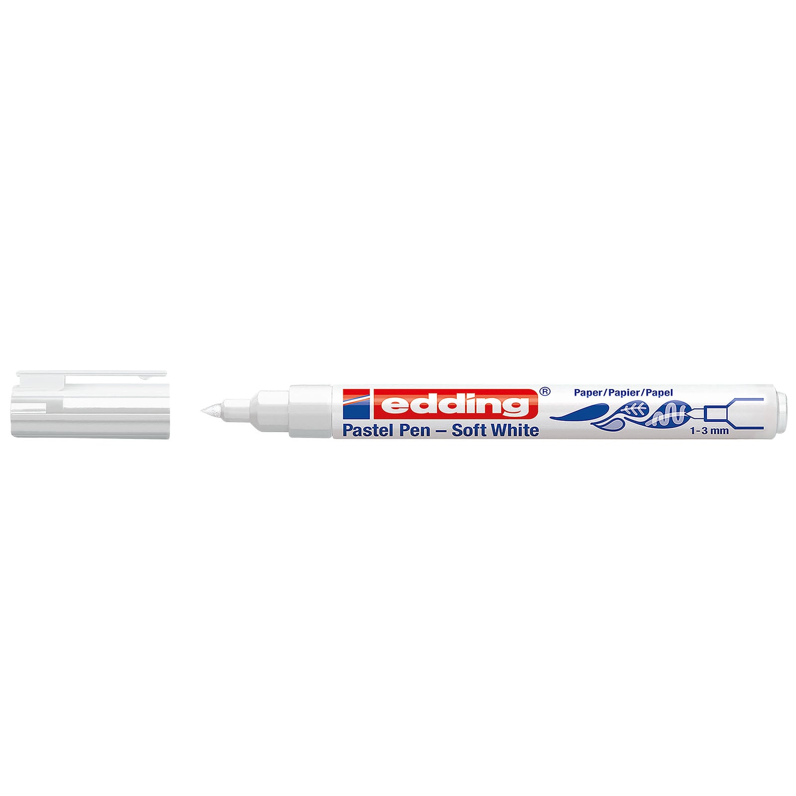 Edding 1500 • weißer Pastellmarker