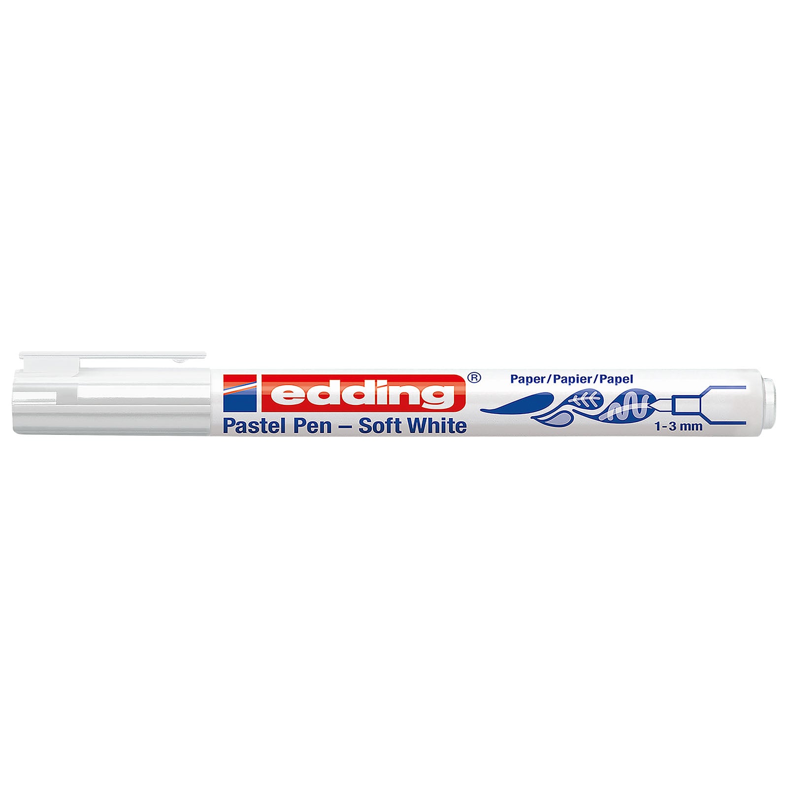 Edding 1500 • weißer Pastellmarker