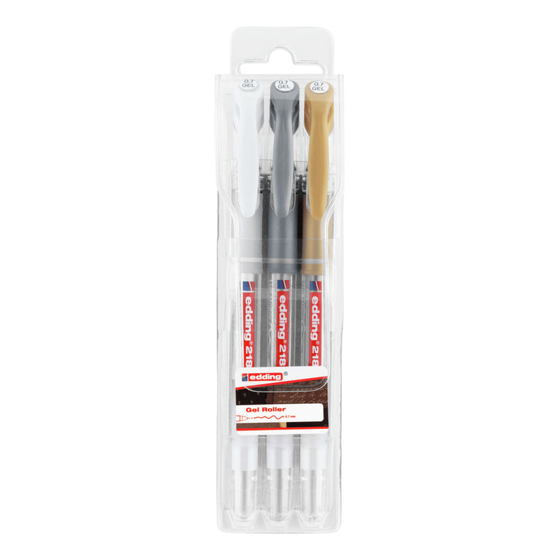 Edding • Gelroller 0,7mm Sortiment 3tlg