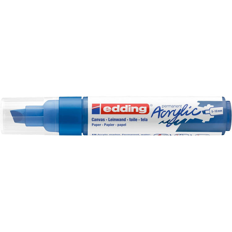 Edding 5000 • Acrylmarker breit enzianblau
