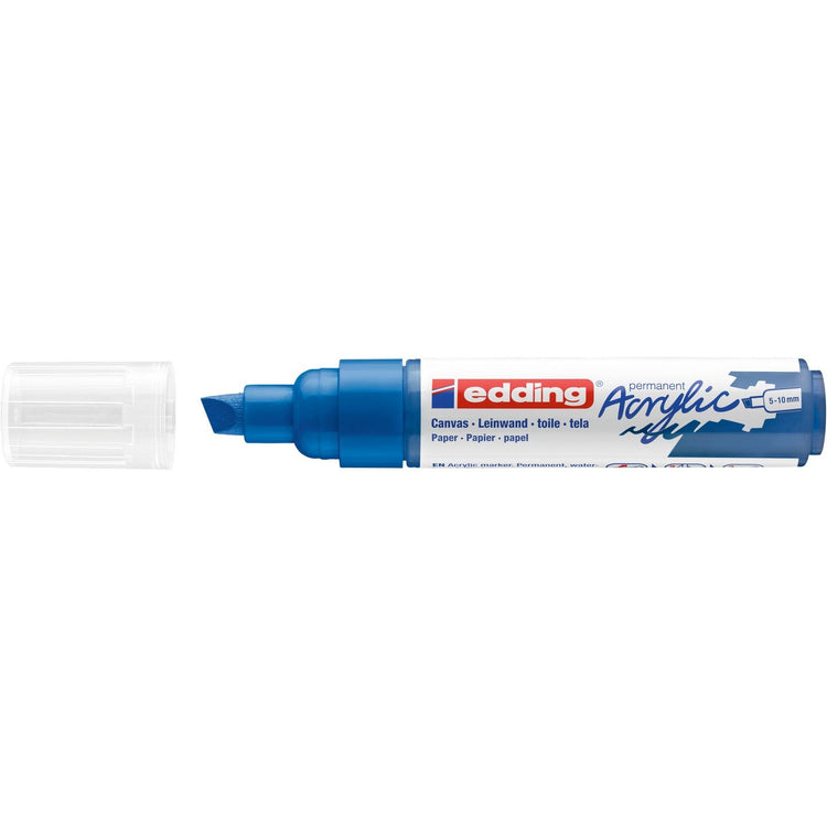 Edding 5000 • Acrylmarker breit enzianblau