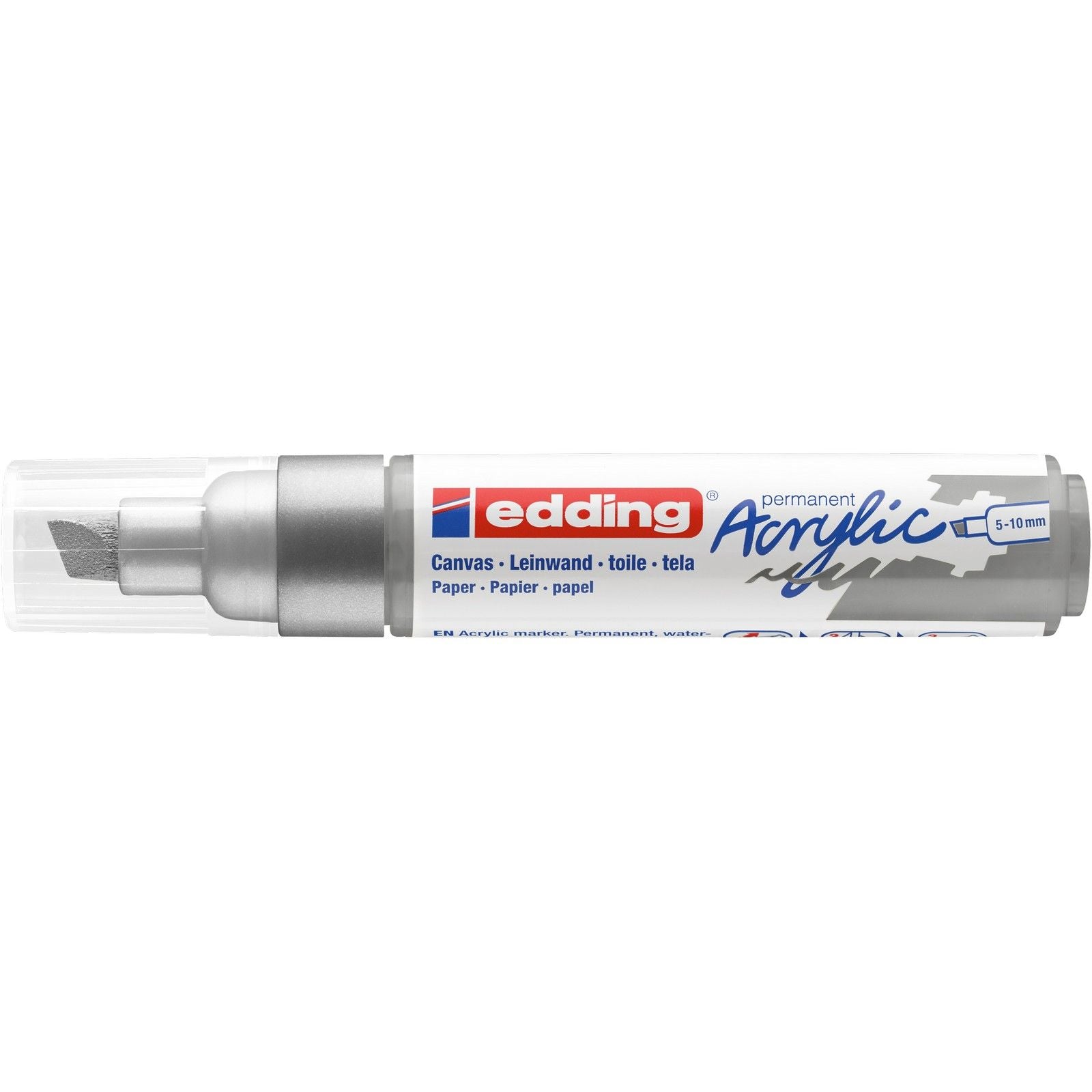 Edding 5000 • Acrylmarker breit silber