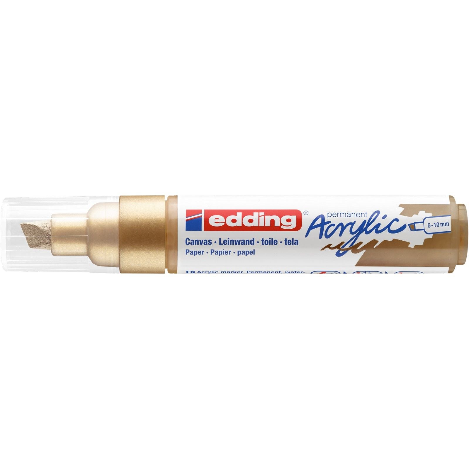 Edding 5000 • Acrylmarker breit sattes Gold