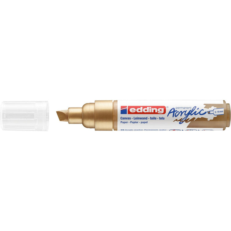 Edding 5000 • Acrylmarker breit sattes Gold