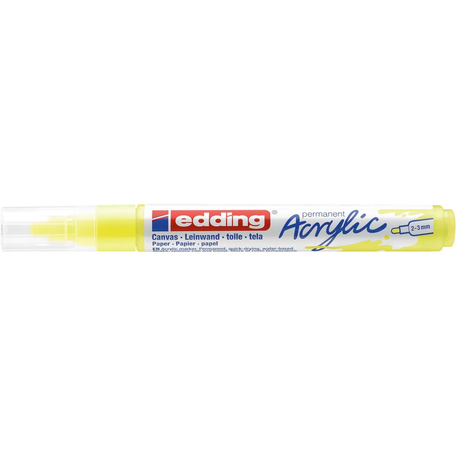 Edding 5000 • Acrylmarker mittel neongelb