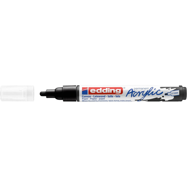 Edding 5000 • Acrylmarker mittelschwarz