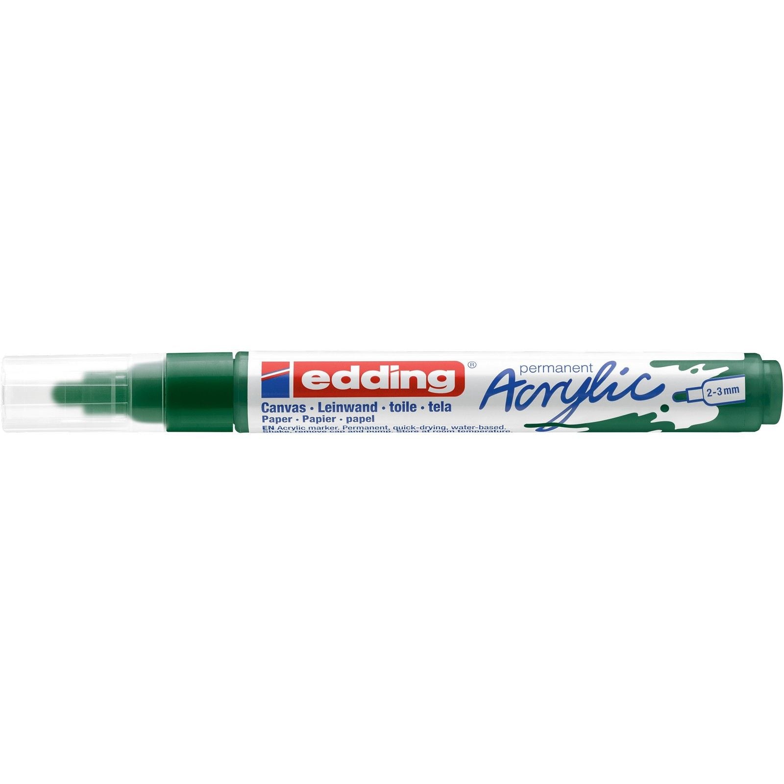 Edding 5000 • Acrylmarker medium moosgrün