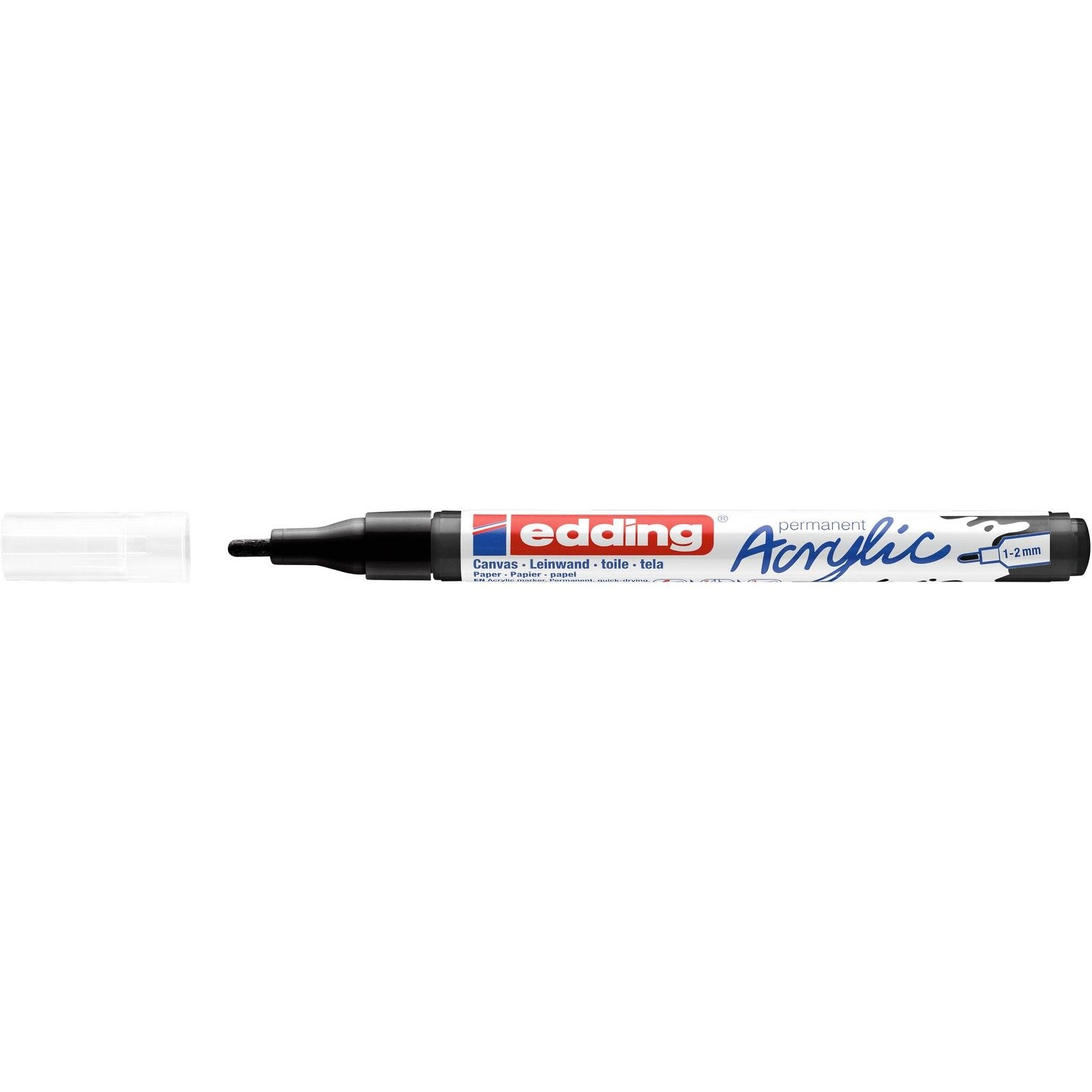 Edding 5000 • Acrylmarker fein schwarz