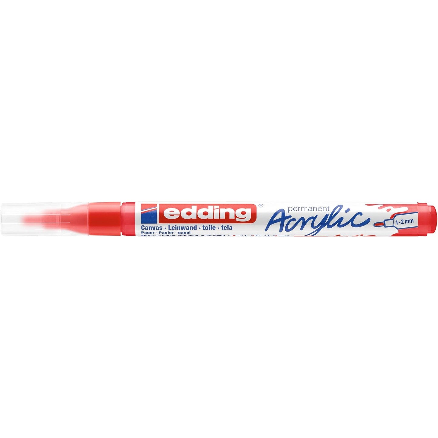 Edding 5000 • Acrylmarker fein verkehrsrot
