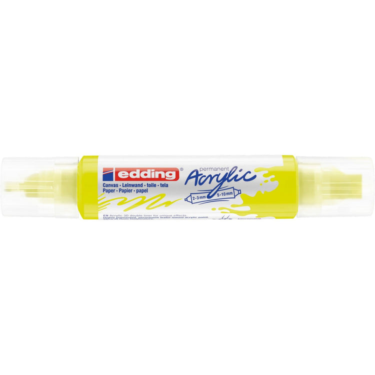 Edding 5000 • Acryl 3D-Doppelstift Neongelb