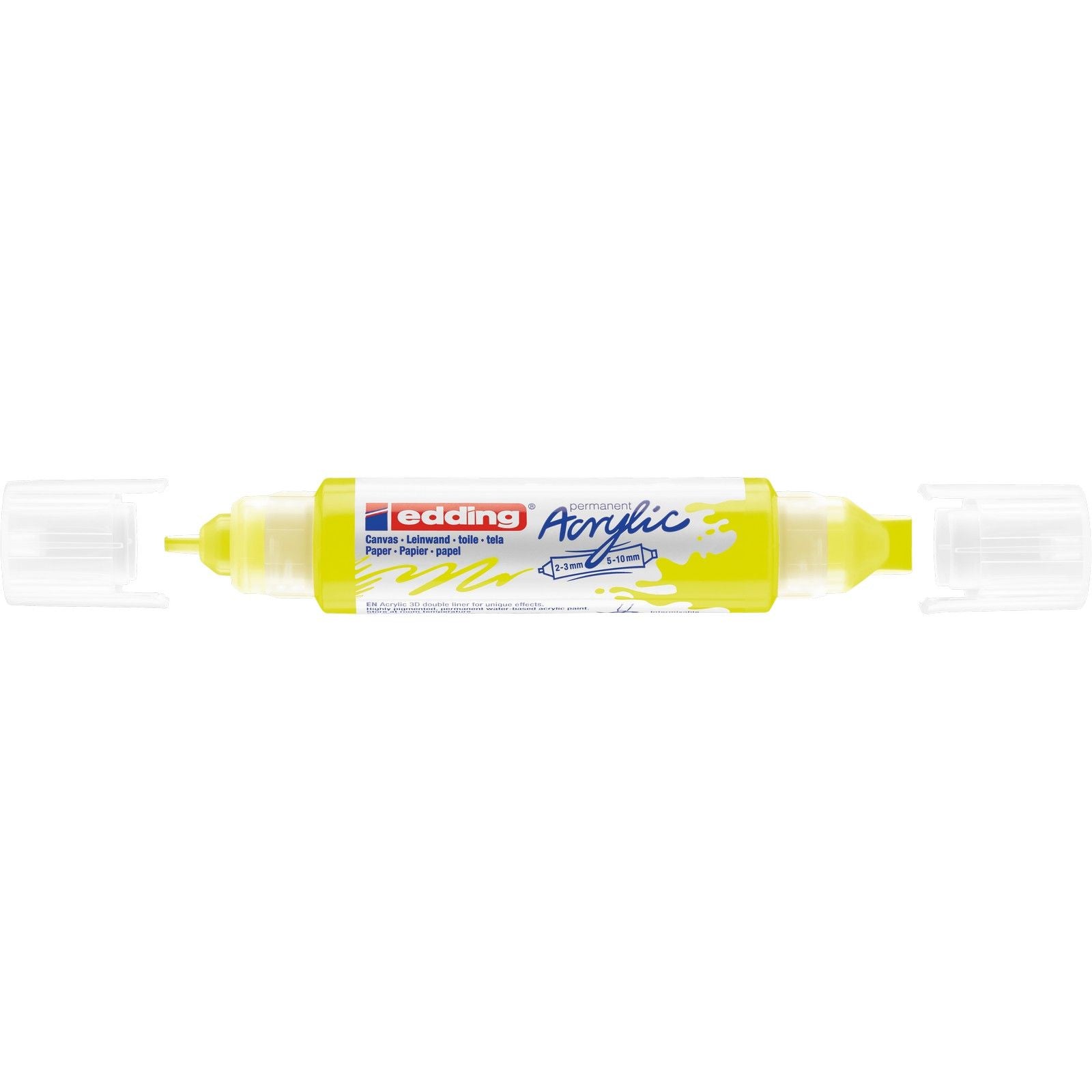 Edding 5000 • Acryl 3D-Doppelstift Neongelb