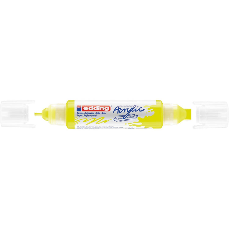 Edding 5000 • Acryl 3D-Doppelstift Neongelb