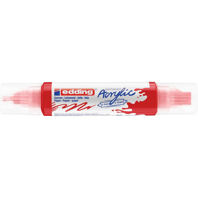 Edding 5000 • Acryl 3D Doubleliner Verkehrsrot