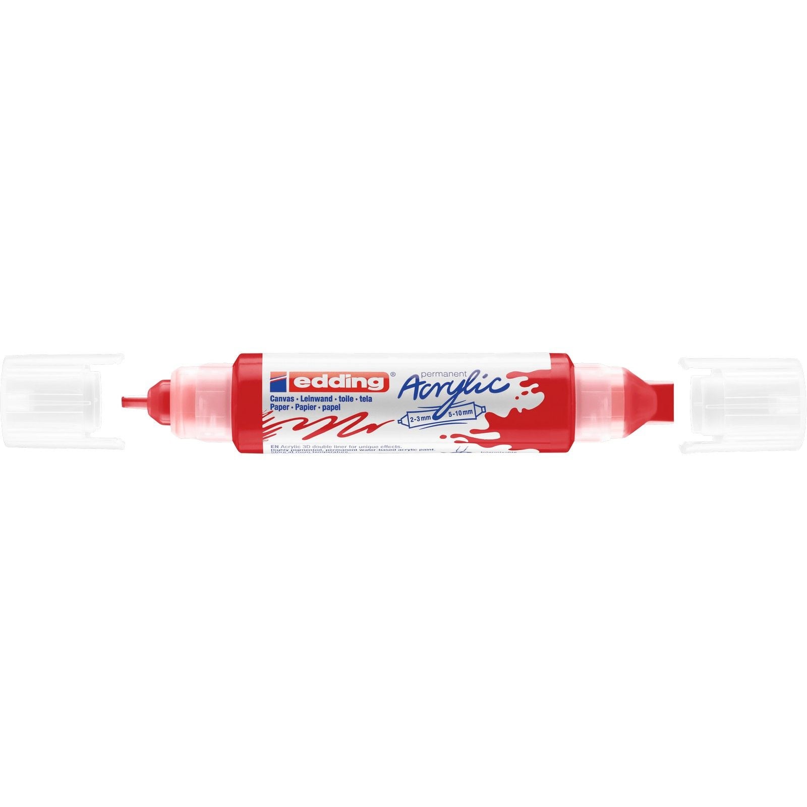Edding 5000 • Acryl 3D Doubleliner Verkehrsrot