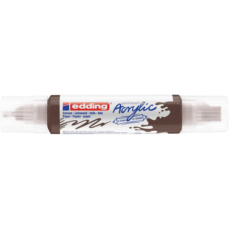 Edding 5000 • Acryl 3D Doubleliner Schokoladenbraun