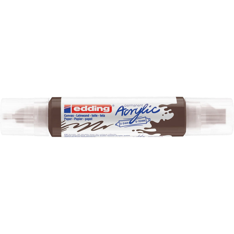 Edding 5000 • Acryl 3D Doubleliner Schokoladenbraun