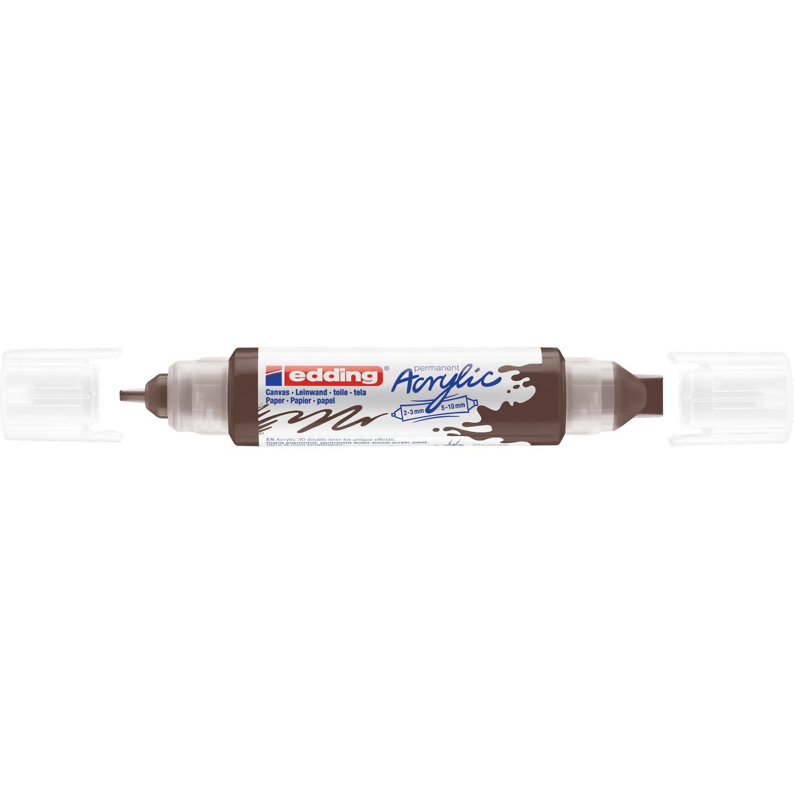Edding 5000 • Acryl 3D Doubleliner Schokoladenbraun