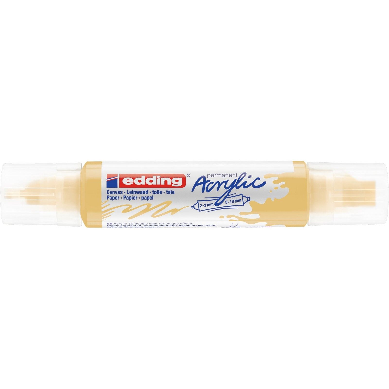 Edding 5000 • Acryl 3D-Doppelkonturstift Pastellgelb