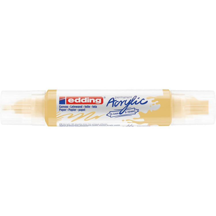 Edding 5000 • Acryl 3D-Doppelkonturstift Pastellgelb