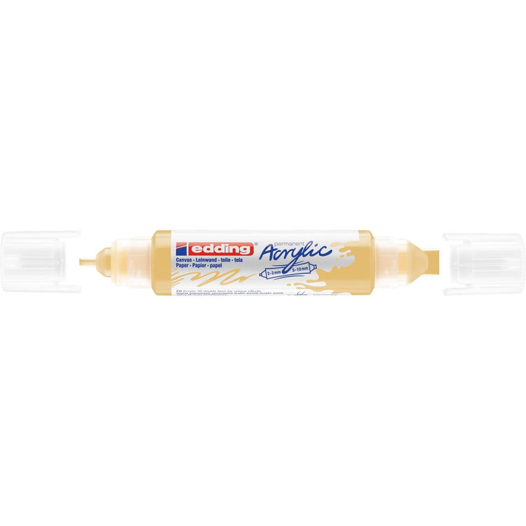 Edding 5000 • Acryl 3D-Doppelkonturstift Pastellgelb