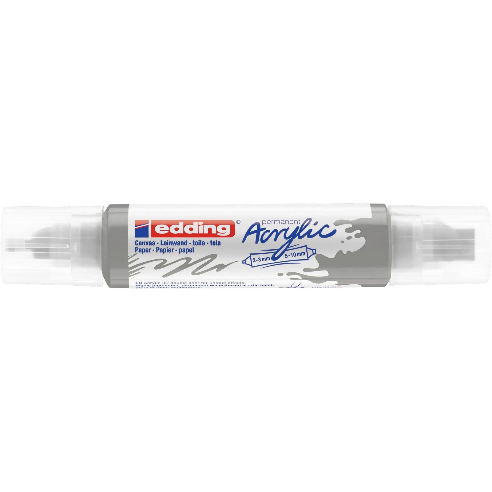 Edding 5000 • Acryl 3D Doubleliner Silber