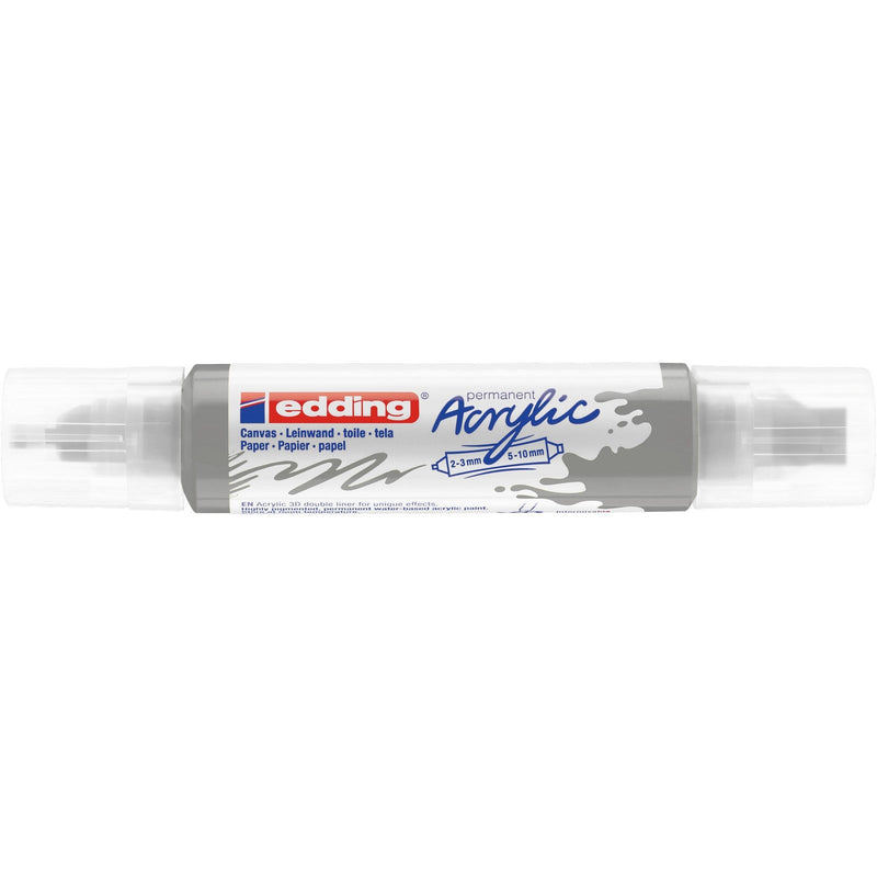 Edding 5000 • Acryl 3D Doubleliner Silber
