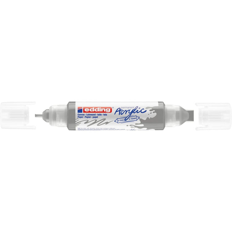 Edding 5000 • Acryl 3D Doubleliner Silber