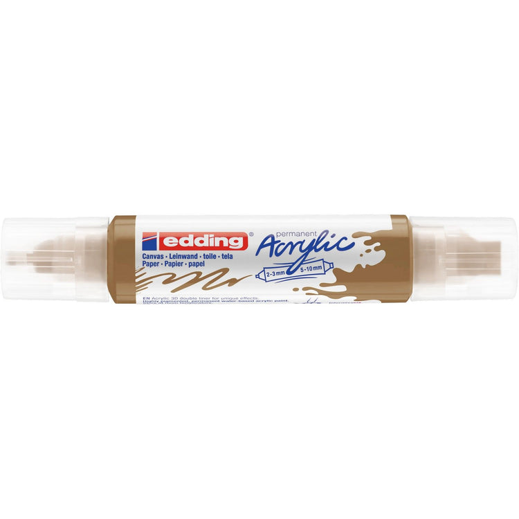 Edding 5000 • Acryl 3D Doubleliner Rich Gold
