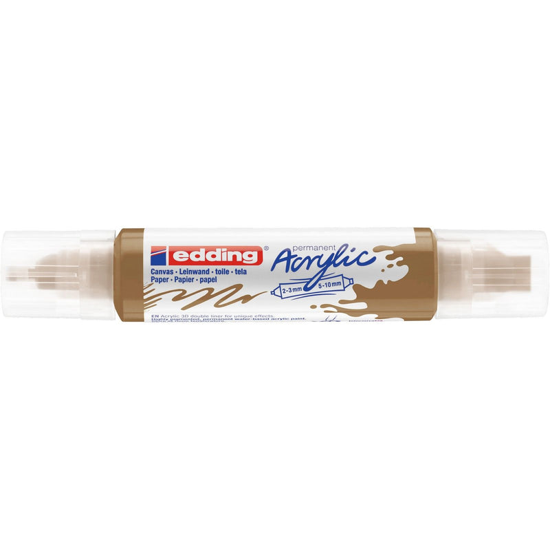 Edding 5000 • Acryl 3D Doubleliner Rich Gold