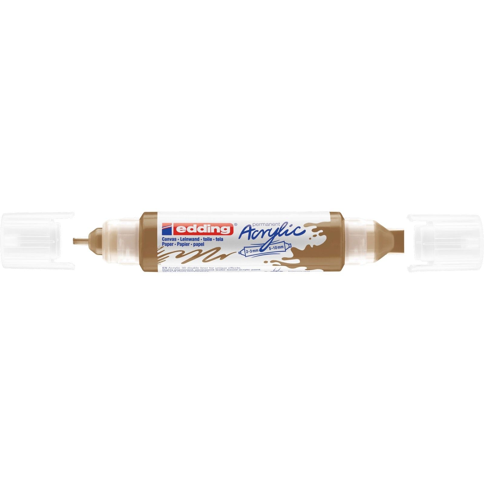 Edding 5000 • Acryl 3D Doubleliner Rich Gold