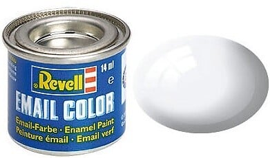 Revell Farbe für Modellgebäude Nummer 4 glänzend Weiß