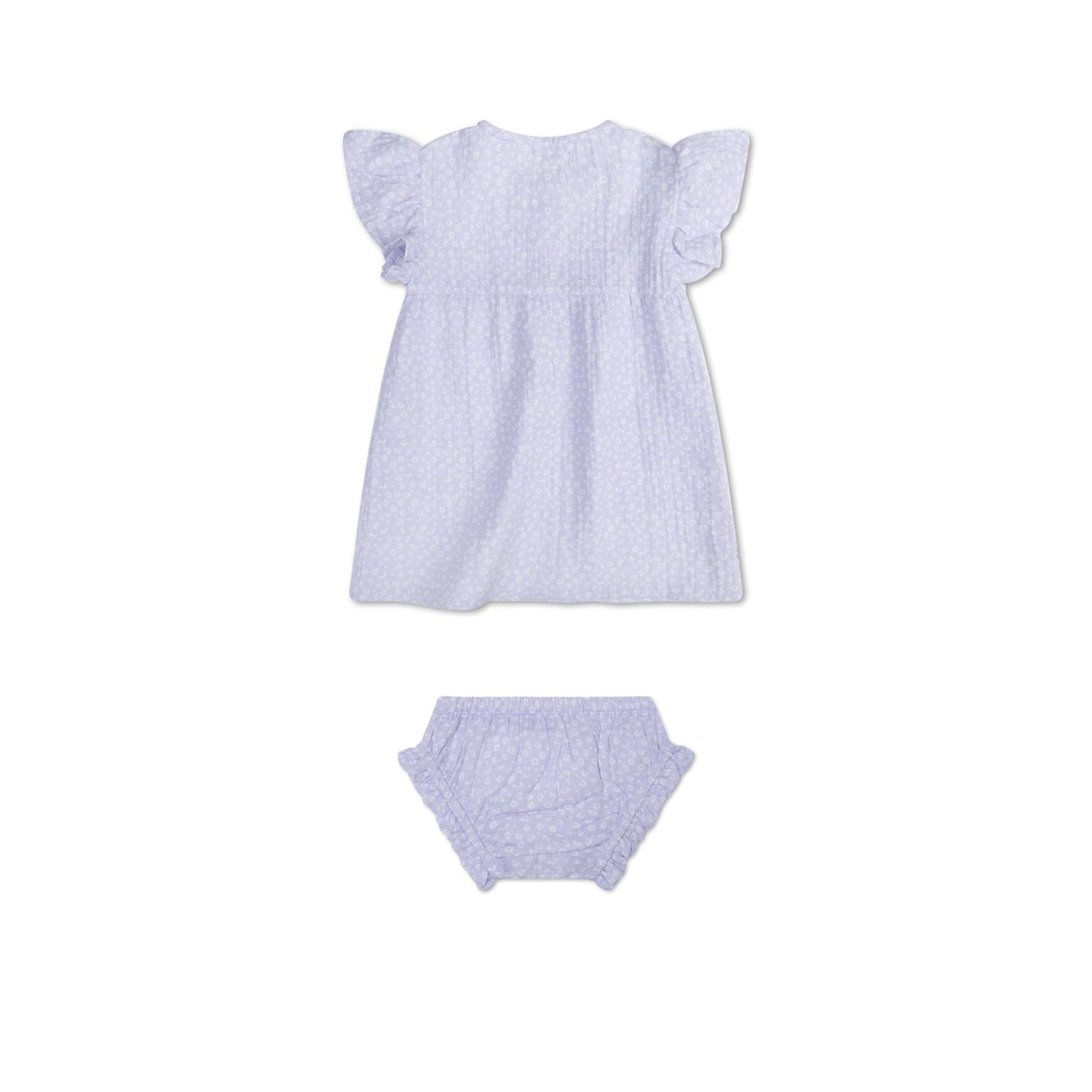 Leopard | Lila Girls Set Strand - Musselin