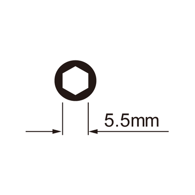 ICetoolz Spaak Nippelschlüssel 12c7 für 5,5 mm Sechsecknippel