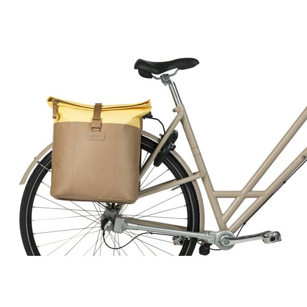 Basil Tasche Vive Double Sandgelb | 35l
