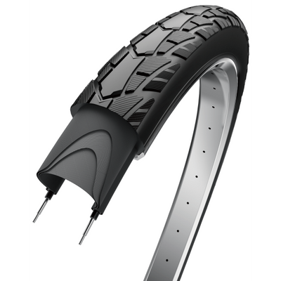 Edge Performance Basic Außenreifen 28 x 1,40 37-622 Schwarz mit weißem Streifen
