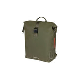 Basil SoHo Nordlicht Fahrradrucksack – Grüne moderne Fahrradtasche mit integrierter LED-Beleuchtung für Damen und Herren #Basil #Fahrradrucksack #LED #grün - afbeelding 3