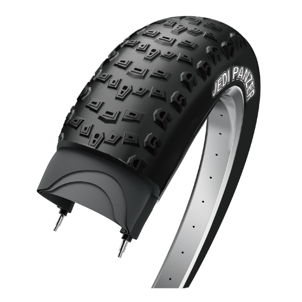 Edge Reifen Jedi Fatbike 20 x 4,00 100-406 - Schwarz