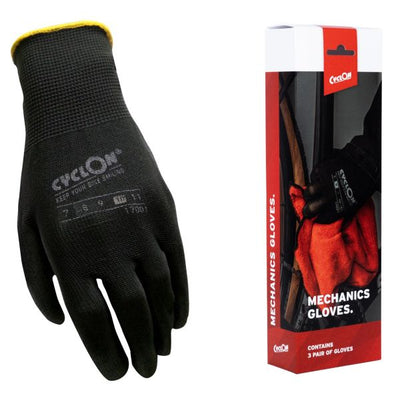Cyclon -Montage -Handschuhe M10 Yellow (20 Paare)