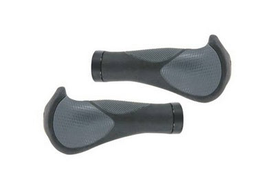 Qtcycletech Qt cycle tech Griffe ergo 140mm schwarz grau Schraube auf Karte