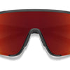 Smith Bobcat Brille Black Chromapop Red Mirror