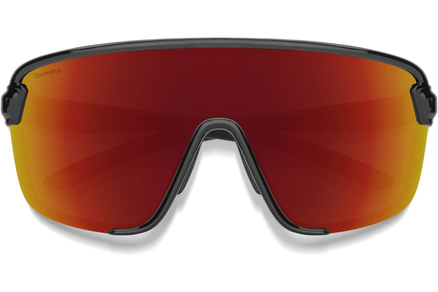 Smith Bobcat Brille Black Chromapop Red Mirror