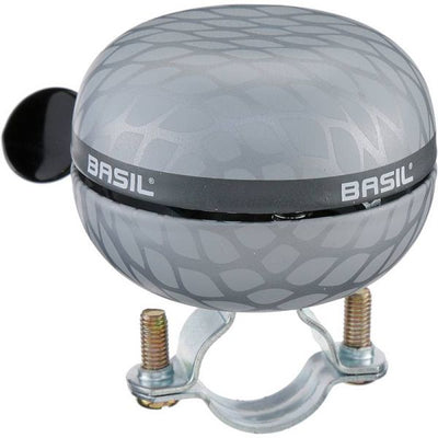 Basil Noir - Fahrradklingel - 60 mm - silber