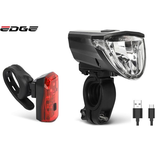 Kantenbeleuchtungsset Razor 60 Lux USB STVZO zugelassen (inkl. Bremslichtfunktion)