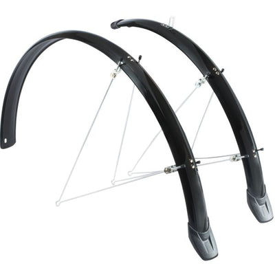 Schutzblechset Eurofender Elegance 28 x 46 mm - schwarz