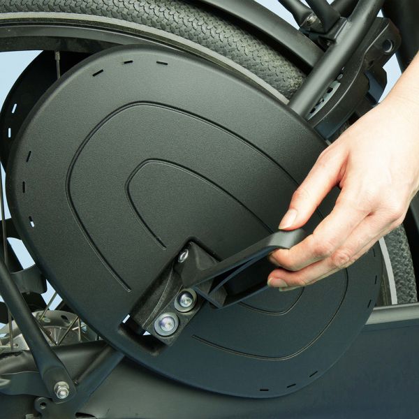 Qibbel Rücksitz Junior Mik HD Schwarz komplett Q350