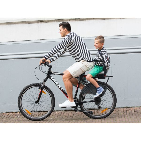 Yepp Kindersitz hinter Junior Budget Silber