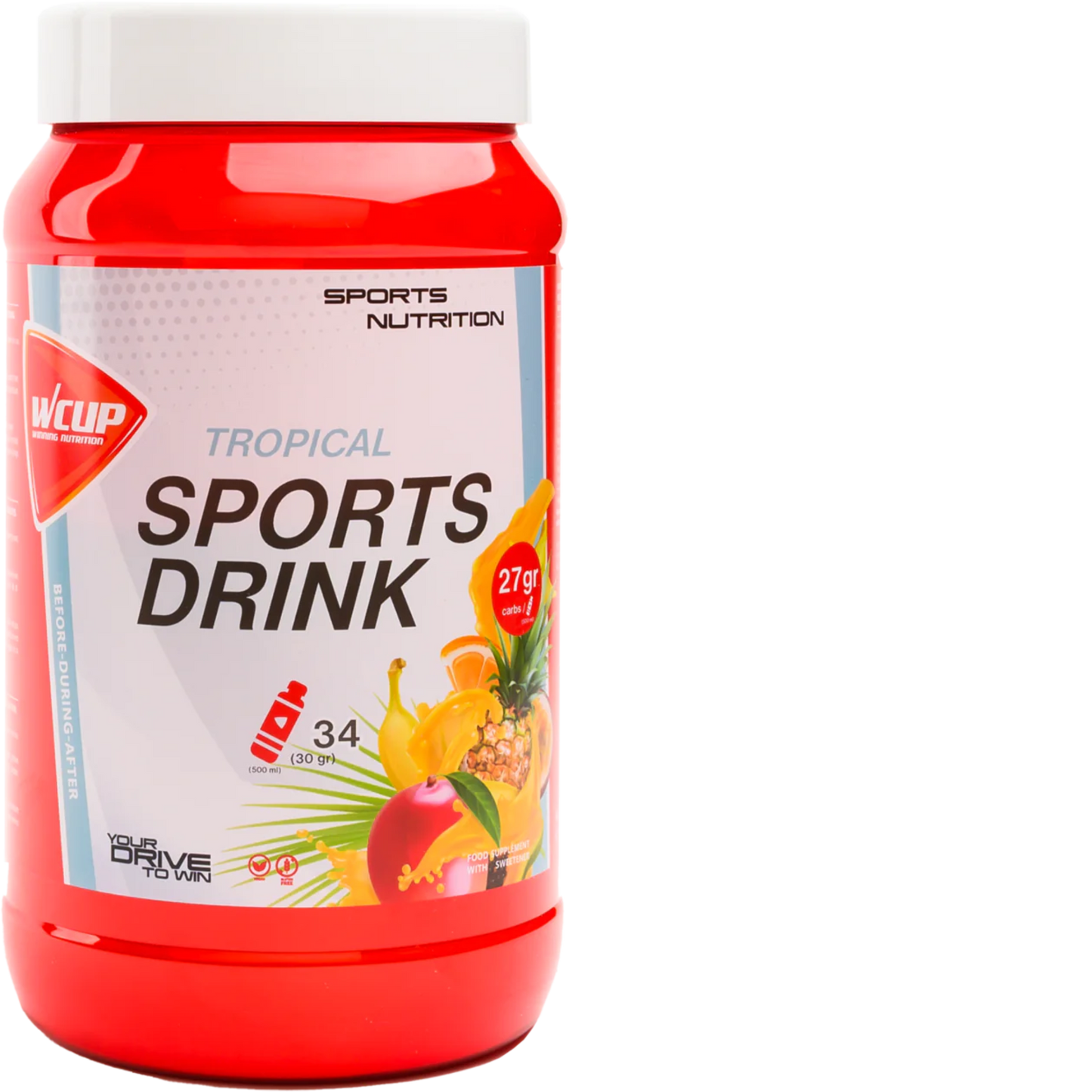 Wcup - Sportgetränk tropisch 1020 Gramm