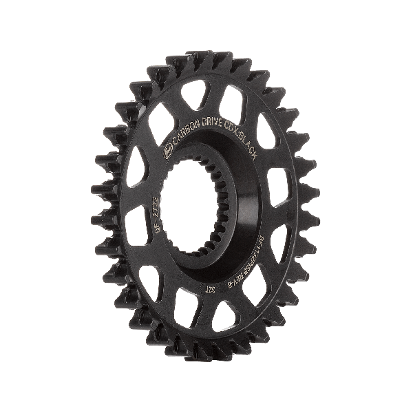 Gates Gear CDX 32T Pinion Fin Line Chromoly Schwarz