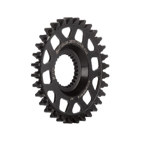 Gates Gear CDX 32T Pinion Fin Line Chromoly Schwarz